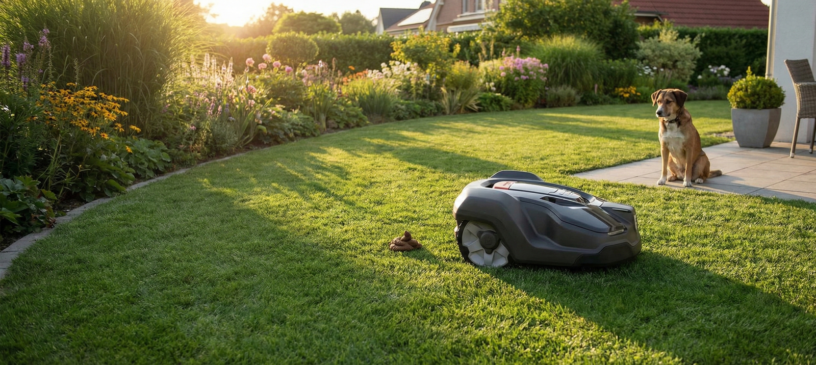 Robot tondeuse et crottes de chien : Comment éviter la catastrophe ?