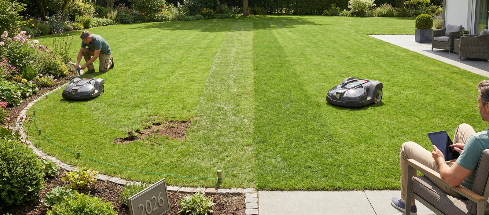 Robot Tondeuse : Faut-il encore choisir un modèle avec Fil Périphérique en 2026 ? (Comparatif GPS vs Filaire)